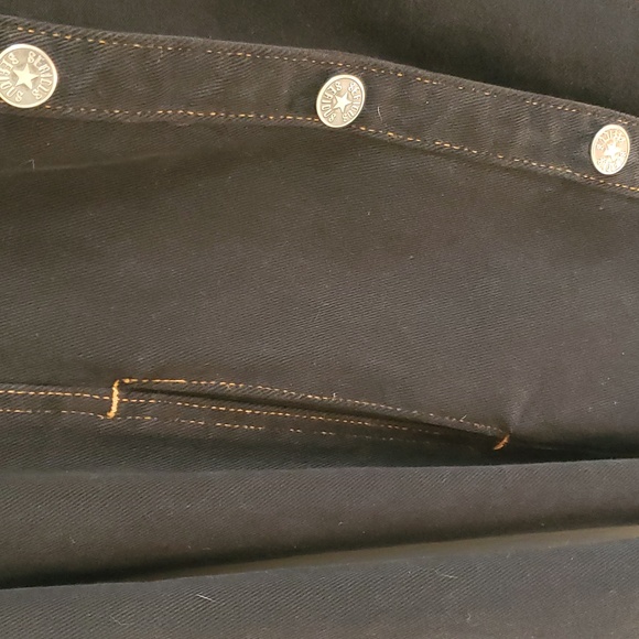 Serious brand denim jacket with leather accents size Small - Picture 4 of 6